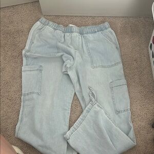 No Boundaries Light Blue Cargo Pants